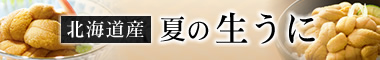 北海道産夏の生うに