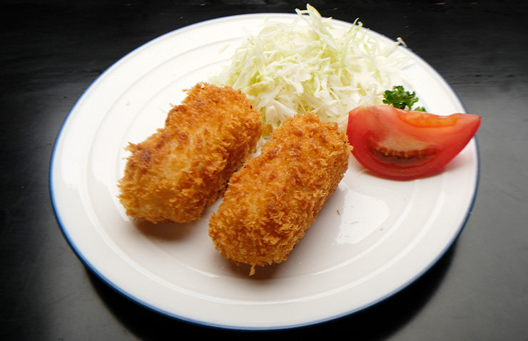 蟹味噌入りのクリームコロッケ